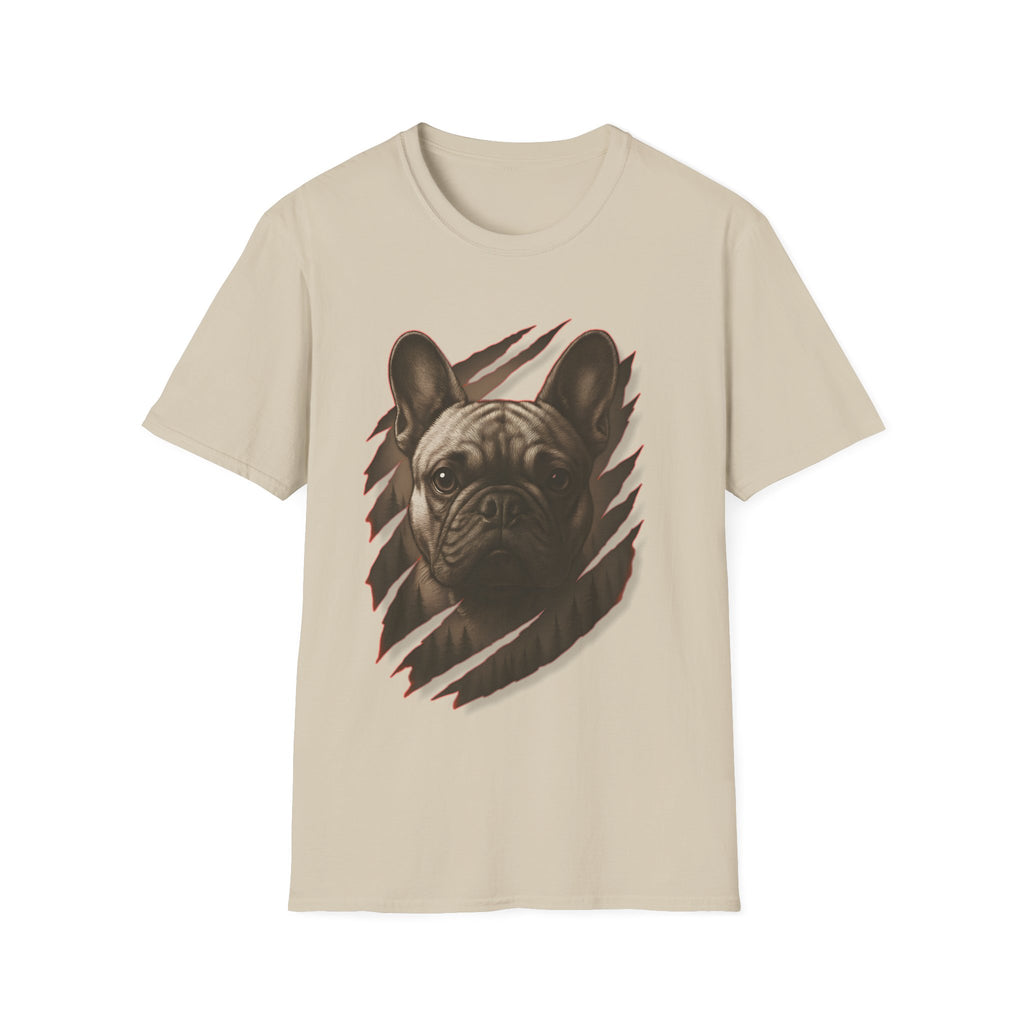 French Bulldog Claw Rips T-Shirt