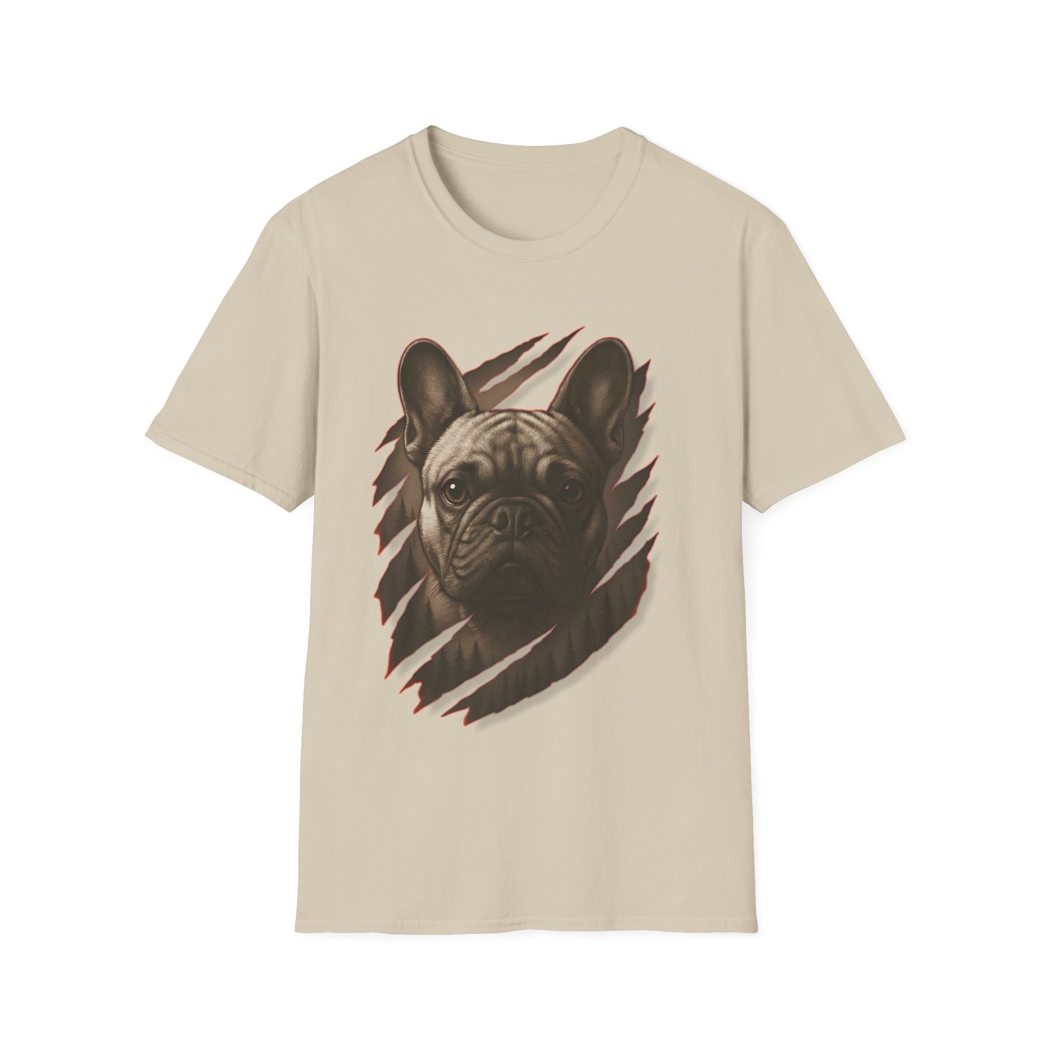 French Bulldog Claw Rips T-Shirt