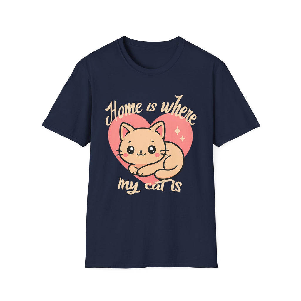 Home Is Where My Cat Is T-Shirt