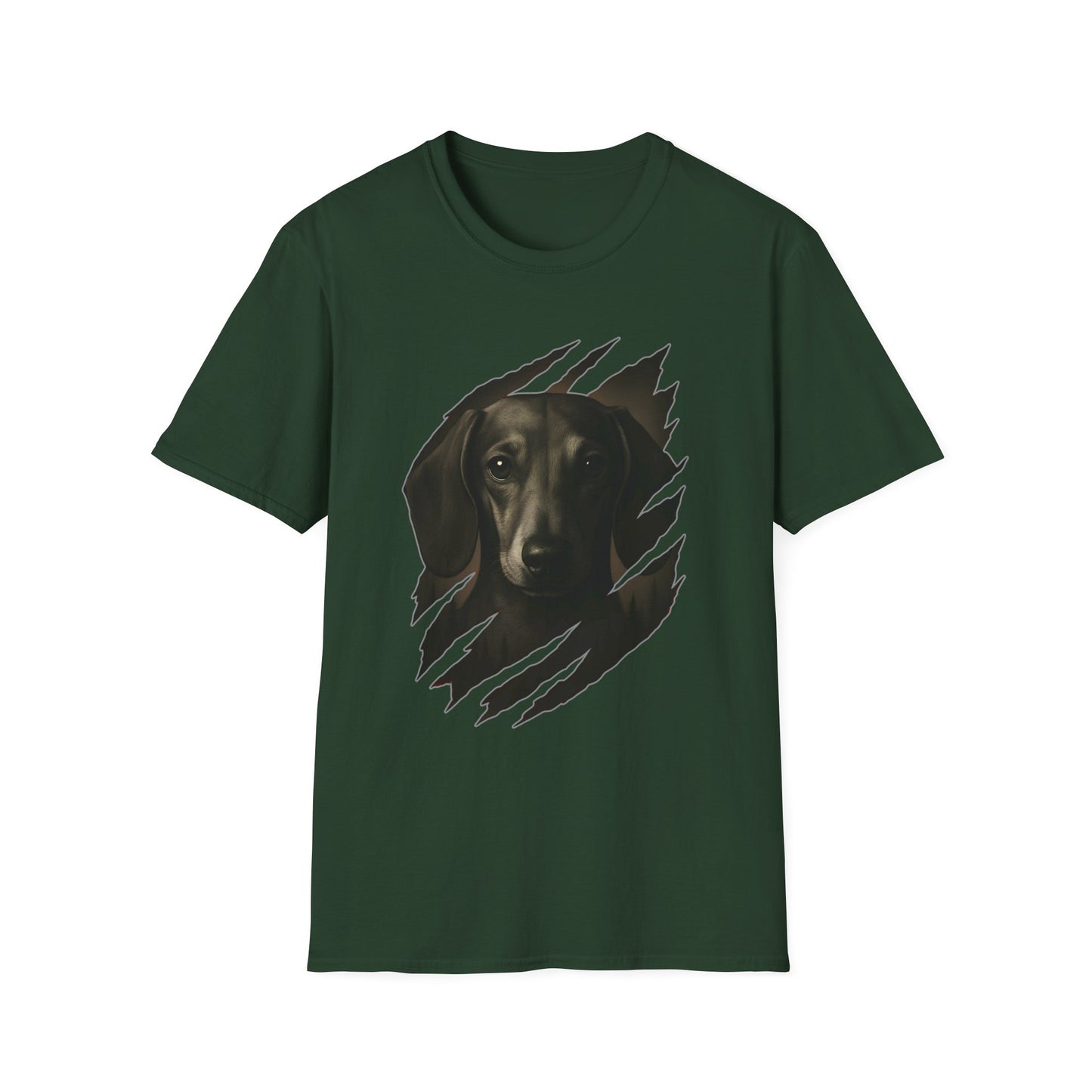 Dachshund Ripped Claw T-Shirt | Cool Dog Lover Graphic Tee