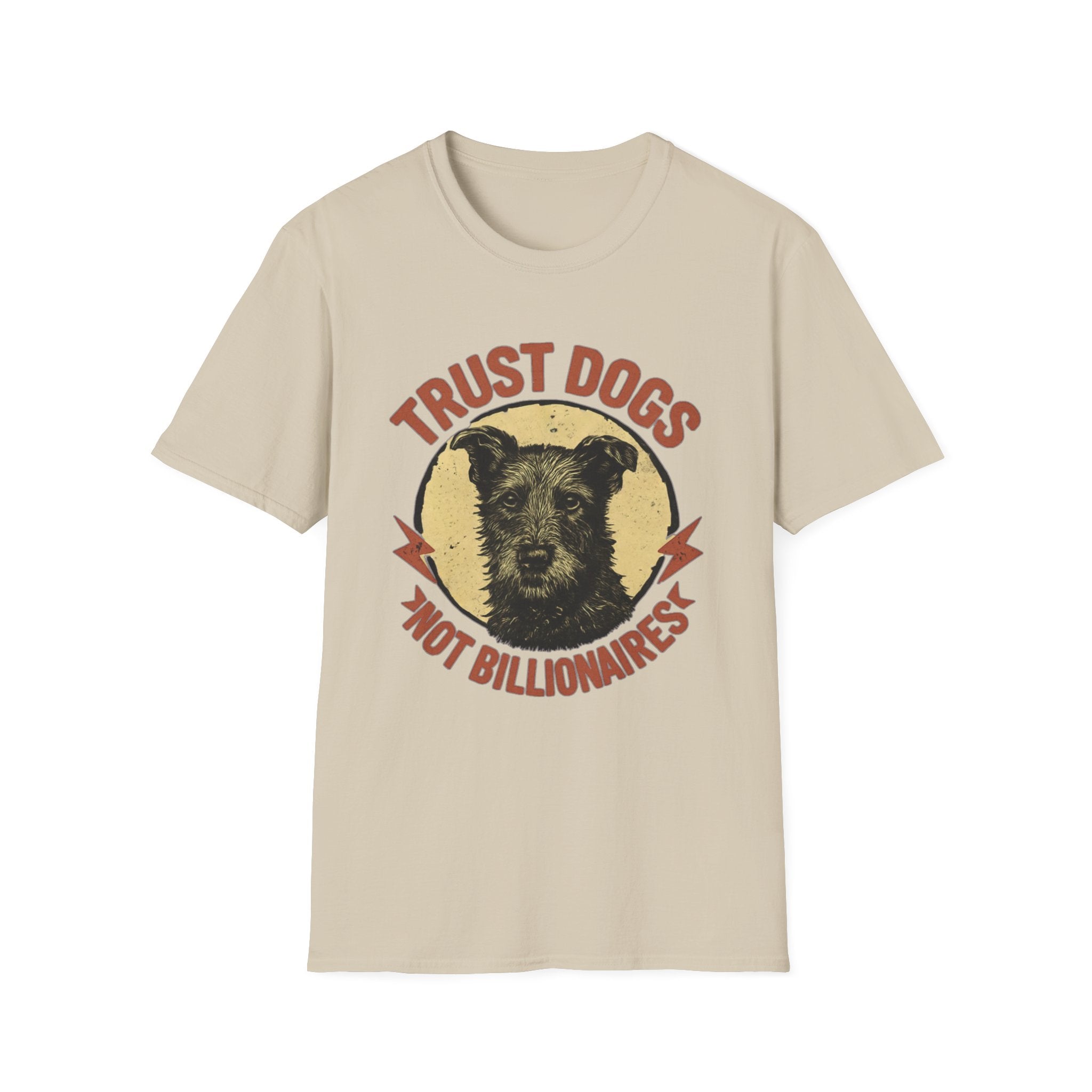 Trust Dogs Not Billionaires Vintage Dog T-Shirt