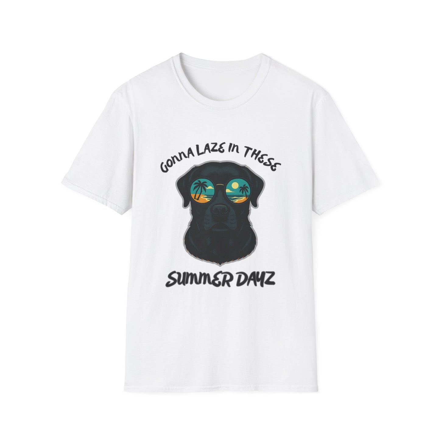 Cool Dog Summer Vibes T-Shirt, Summer T-Shirt, Dog Lover Gift, Casual Wear, Gift for Pet Owners, Beach Day Top