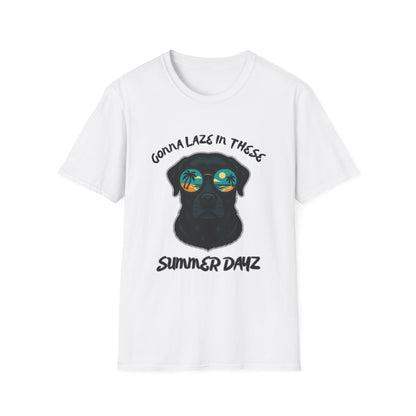 Cool Dog Summer Vibes T-Shirt, Summer T-Shirt, Dog Lover Gift, Casual Wear, Gift for Pet Owners, Beach Day Top