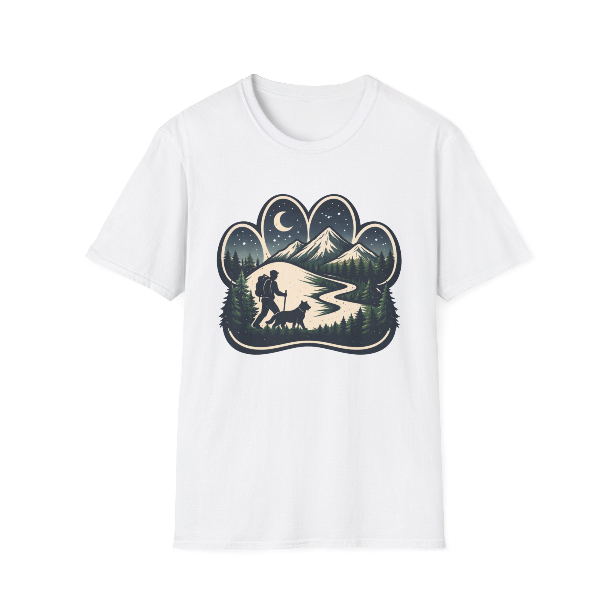 Hiker Paw Scenic T-Shirt