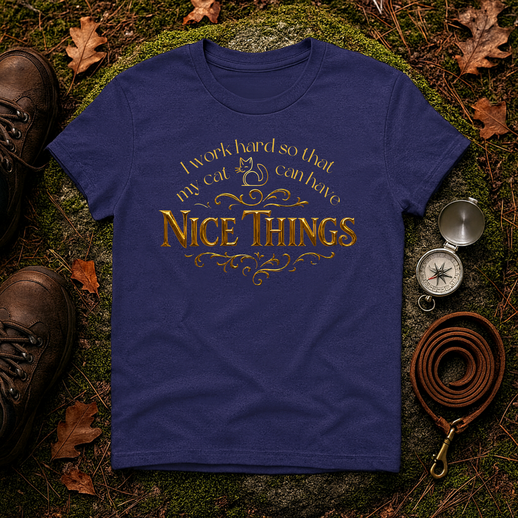 I Work Hard So My Cat Can Have Nice Things T-Shirt