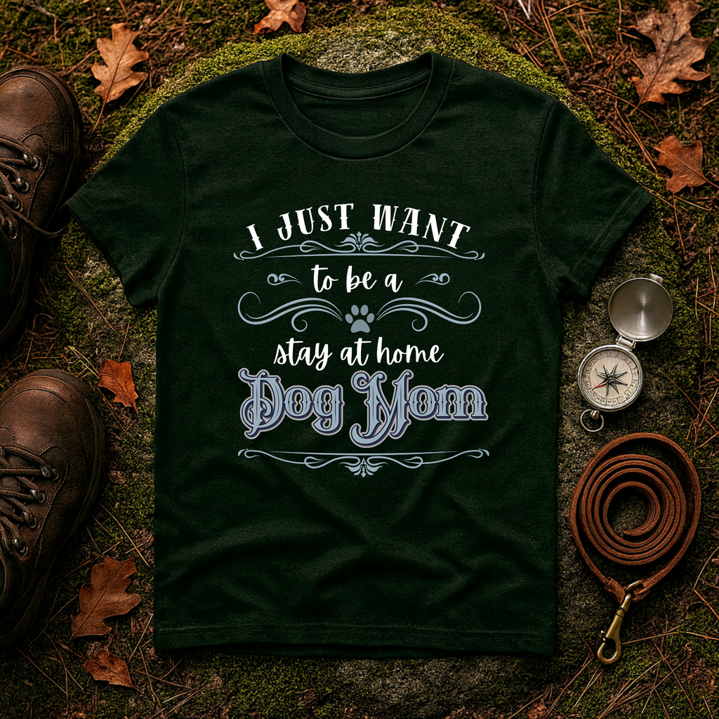Stay at Home Dog Mom T-Shirt