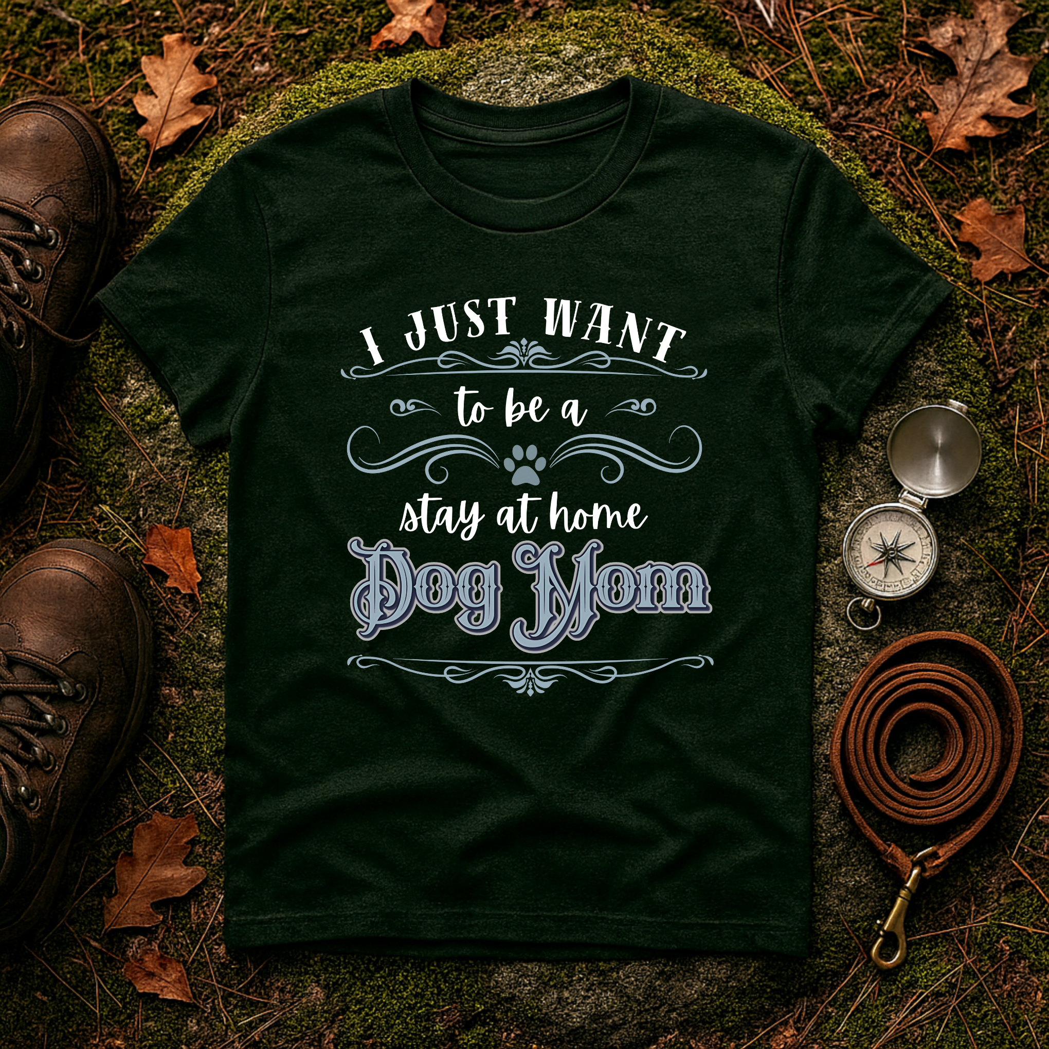 Stay at Home Dog Mom T-Shirt