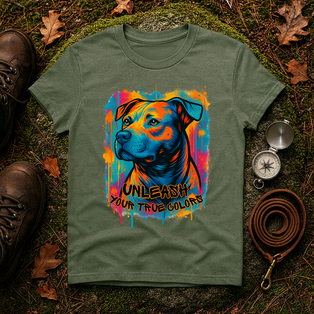 Unleash Your True Colors Pitbull T-Shirt