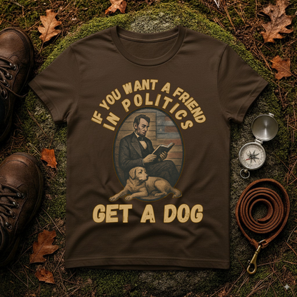 Political Humor Dog Lover T-Shirt, Funny Gift for Dog Owners, Unisex Tee for Animal Lovers, Politics and Pets Tee, Great for Birthdays