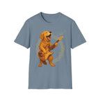 Rocking Golden Retriever Guitar Shirt