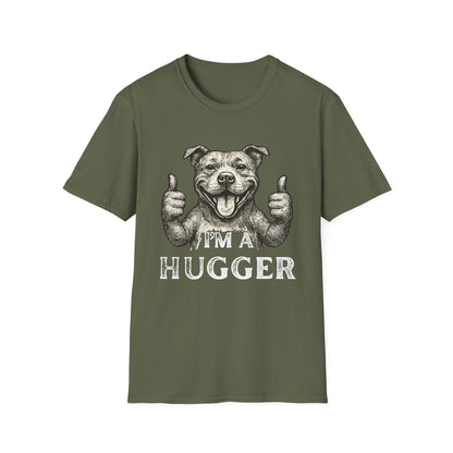 Pitbull Hugger T-Shirt | Funny Dog Lover Graphic Tee
