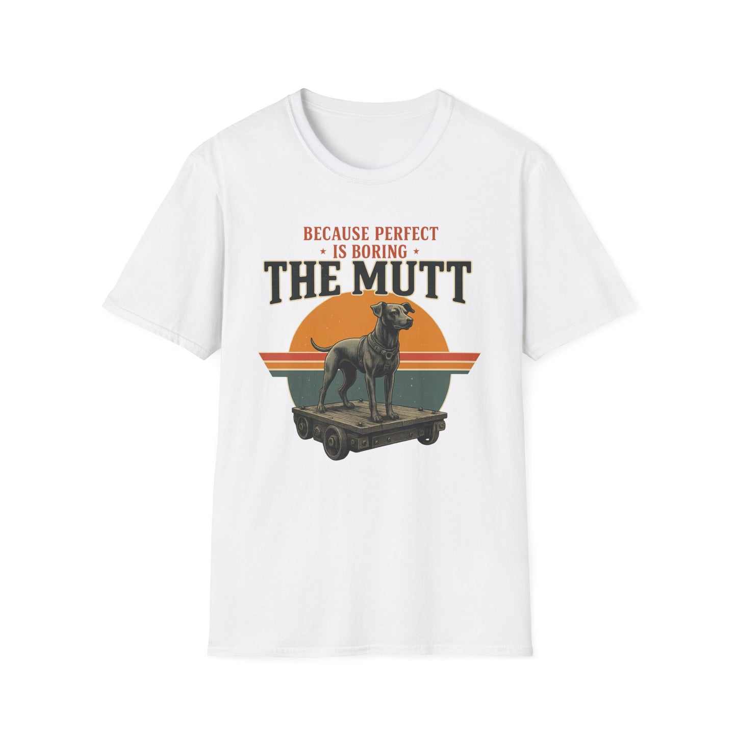 Vintage Mutt Dog Shirt – Because Perfect Is Boring Tee
