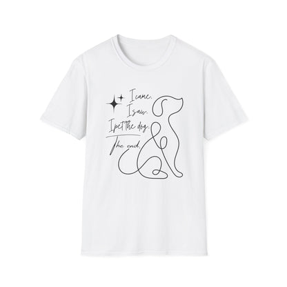 I Came I Saw I Pet the Dog Shirt – Funny Dog Lover Tee