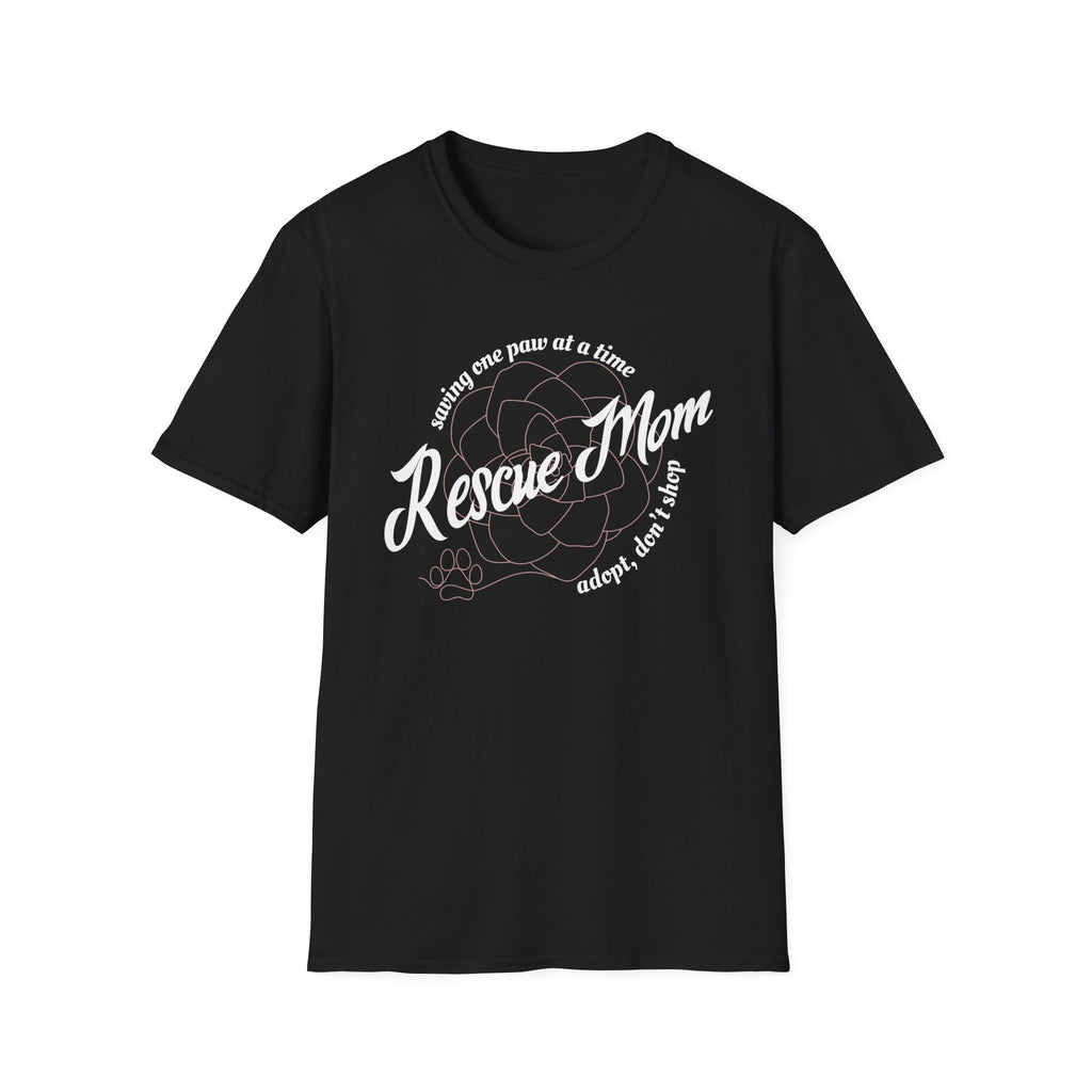 Rescue Mom One Paw at a Time T-Shirt