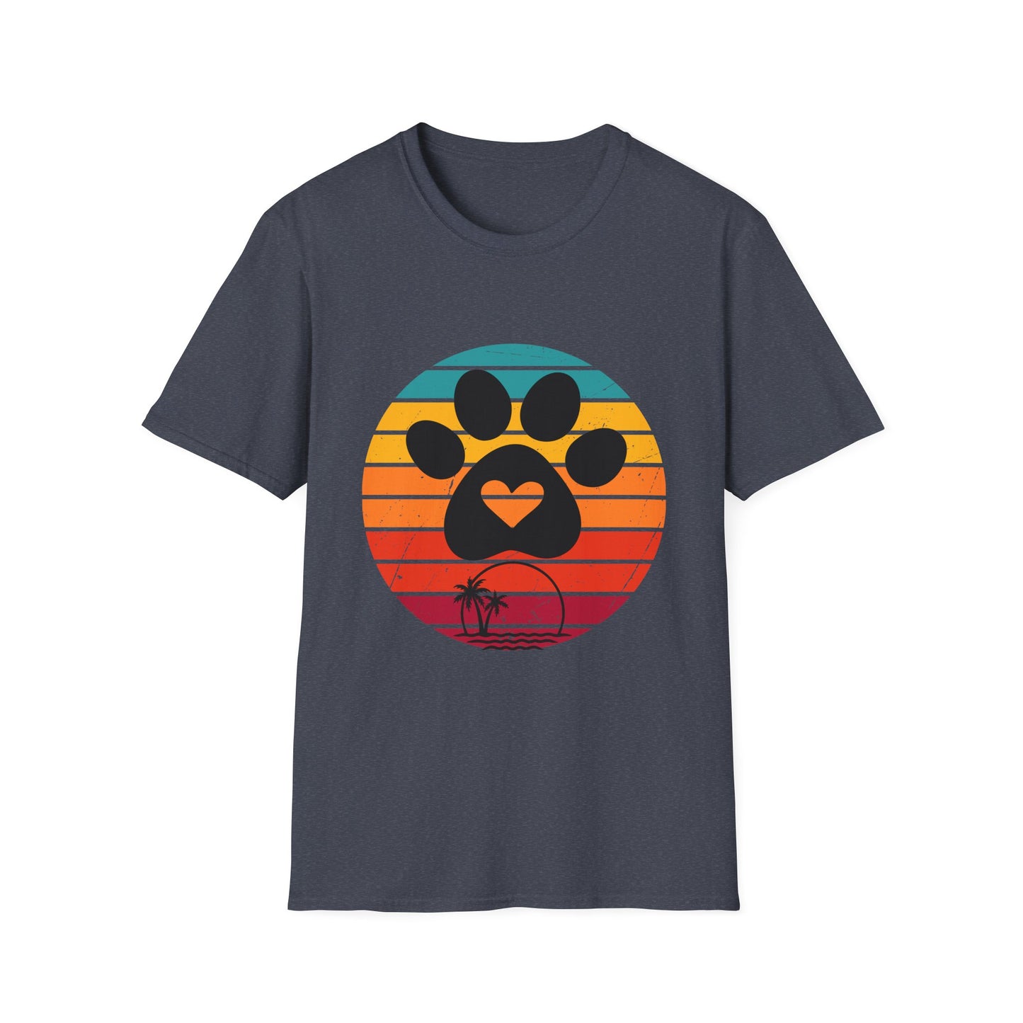 Retro Pet Lover T-Shirt - Softstyle Tee for Dog Owners, Animal Rescue Fundraiser, Gift for Animal Lovers, Vintage Pet Apparel.