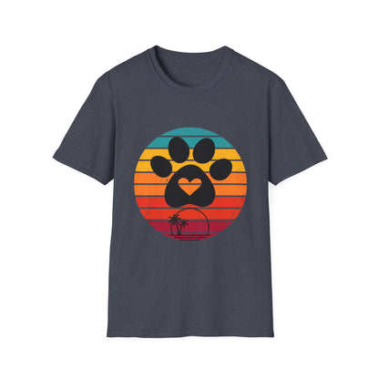 Retro Pet Lover T-Shirt - Softstyle Tee for Dog Owners, Animal Rescue Fundraiser, Gift for Animal Lovers, Vintage Pet Apparel.