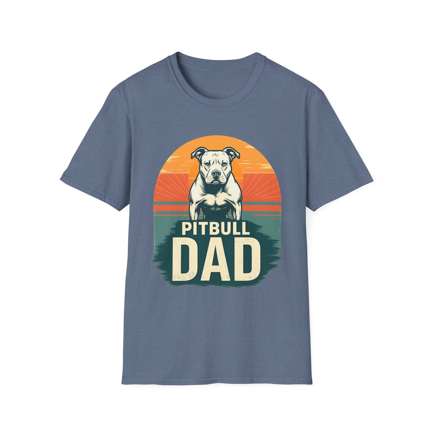 Vintage Pitbull Dad Shirt – Retro Dog Lover Gift Tee