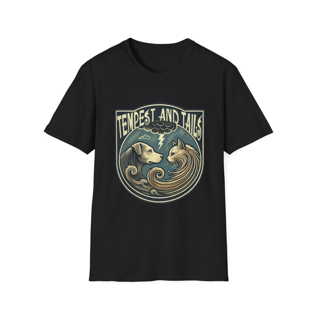 Tempest and Tails Unisex T-Shirt - Fun Pet Lover Tee, Gift for Dog Owners, Animal Lover Apparel, Cute Graphic Shirt, Casual Wear