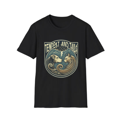Tempest and Tails Unisex T-Shirt - Fun Pet Lover Tee, Gift for Dog Owners, Animal Lover Apparel, Cute Graphic Shirt, Casual Wear