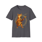 Rocking Shiba Inu Dog Guitar T-Shirt