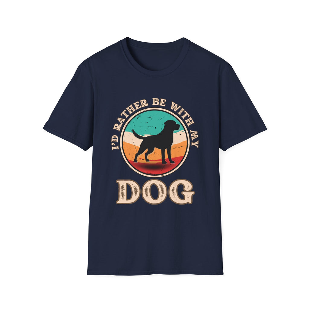 I’d Rather Be With My Dog T-Shirt