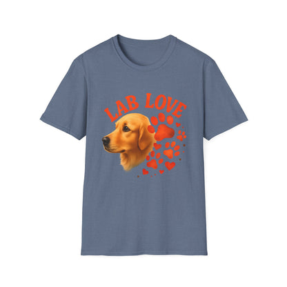Golden Retriever Lab Love T-Shirt, Dog Lover Gift, Cute Animal Shirt, Pet Adoption Awareness, Perfect for Dog Owners