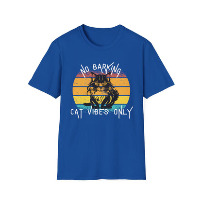 Cat Vibes Only Tee – Funny Retro Cat Lover Shirt