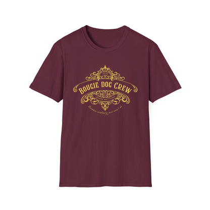 Bougie Dog Crew T-Shirt — Spoiled Dog Mom Tee