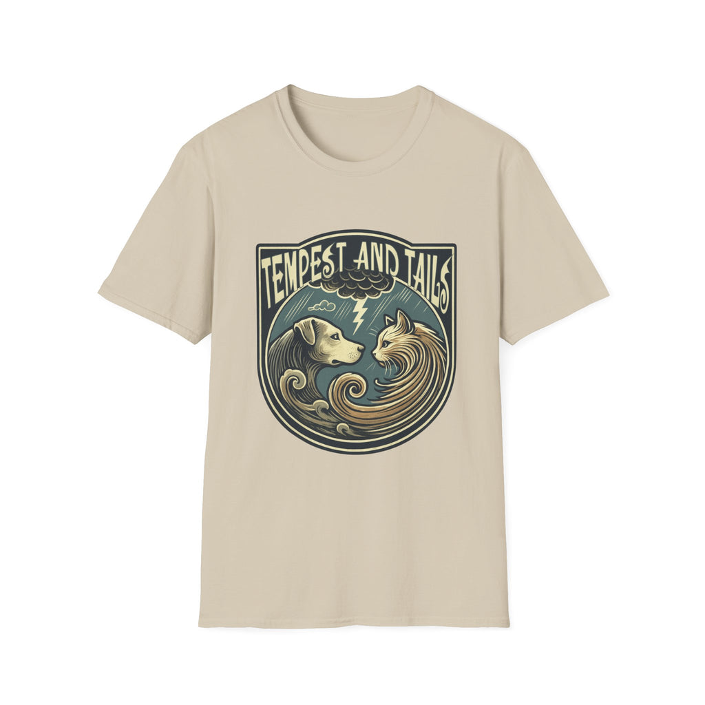 Tempest and Tails Unisex T-Shirt - Fun Pet Lover Tee, Gift for Dog Owners, Animal Lover Apparel, Cute Graphic Shirt, Casual Wear