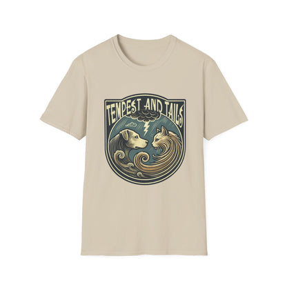 Tempest and Tails Unisex T-Shirt - Fun Pet Lover Tee, Gift for Dog Owners, Animal Lover Apparel, Cute Graphic Shirt, Casual Wear