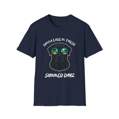 Cool Dog Summer Vibes T-Shirt, Summer T-Shirt, Dog Lover Gift, Casual Wear, Gift for Pet Owners, Beach Day Top