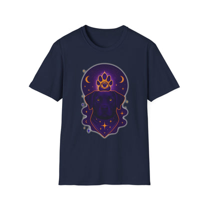 Mystical Animal T-Shirt, Celestial Shirt, Astrology Tee, Gift for Dog Lovers, Unique Graphic Apparel