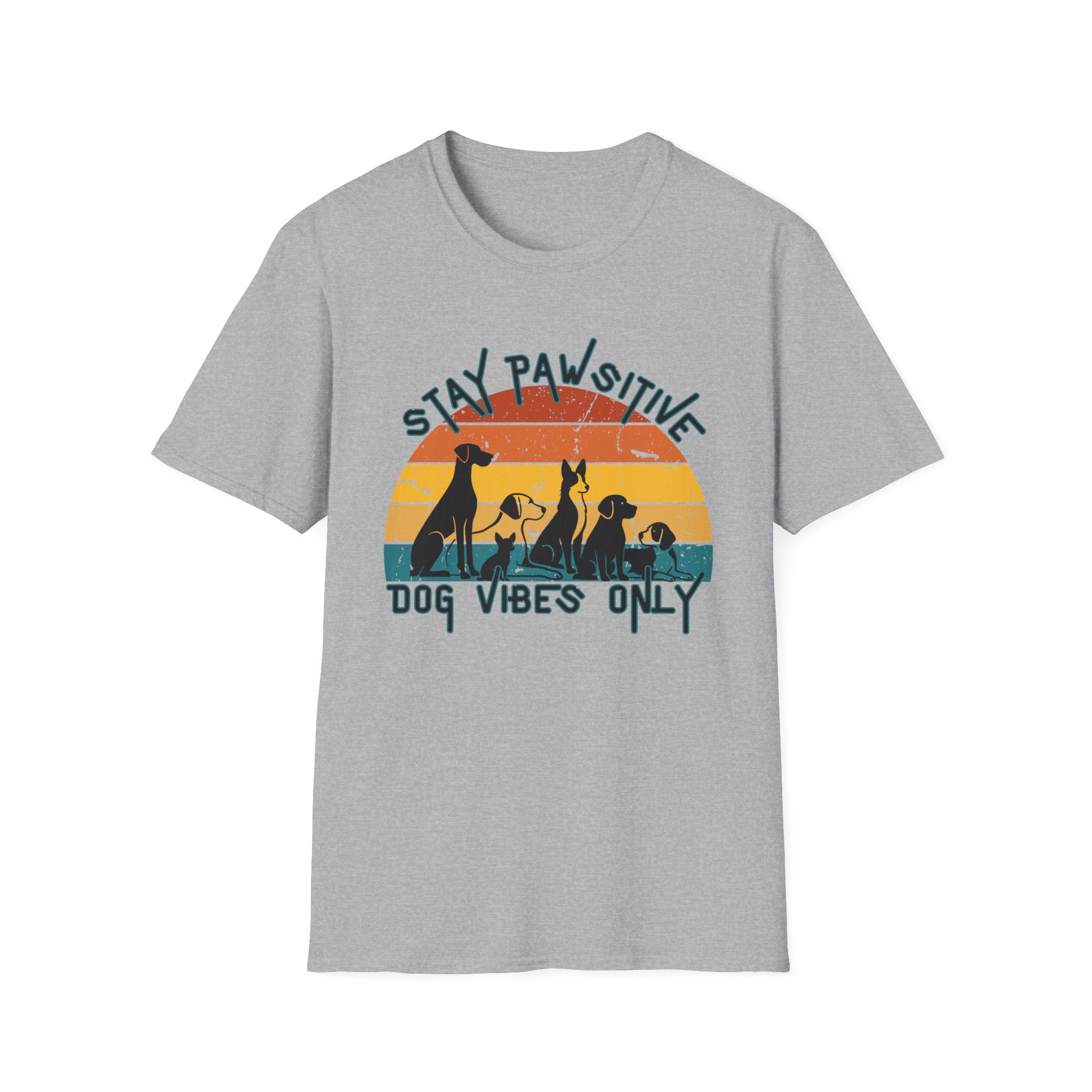 Stay Pawsitive Dog Vibes T-Shirt