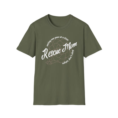 Rescue Mom Succulent Dog or Cat Shirt – One Paw at a Time