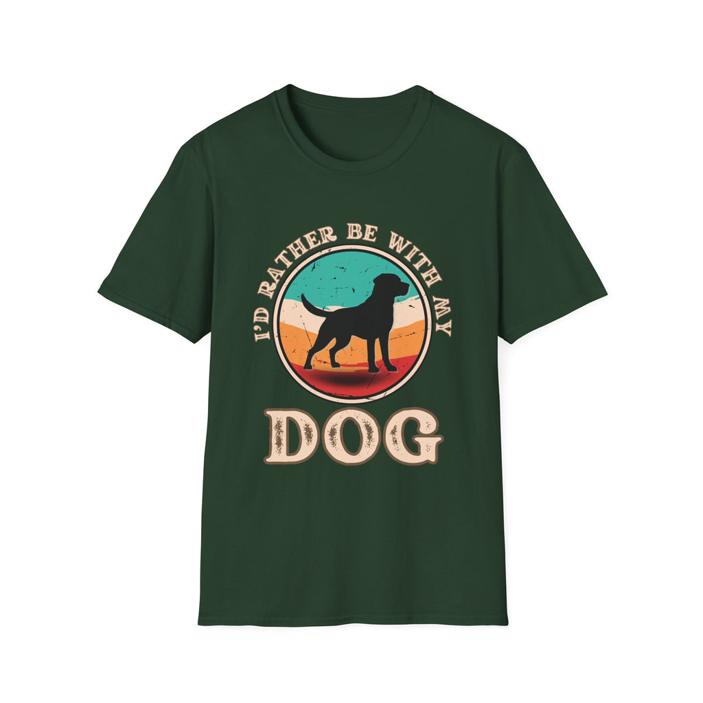 I’d Rather Be With My Dog T-Shirt