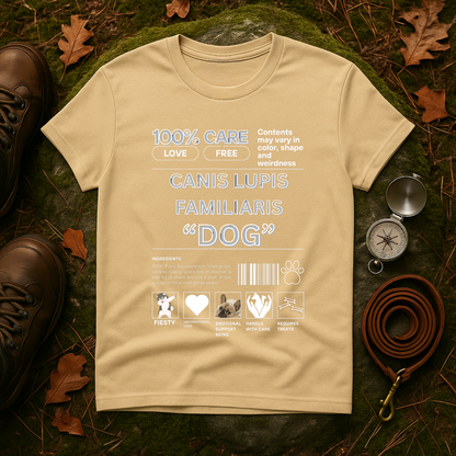 Canis Lupus Familiaris Dog Tee - Funny Vet Label
