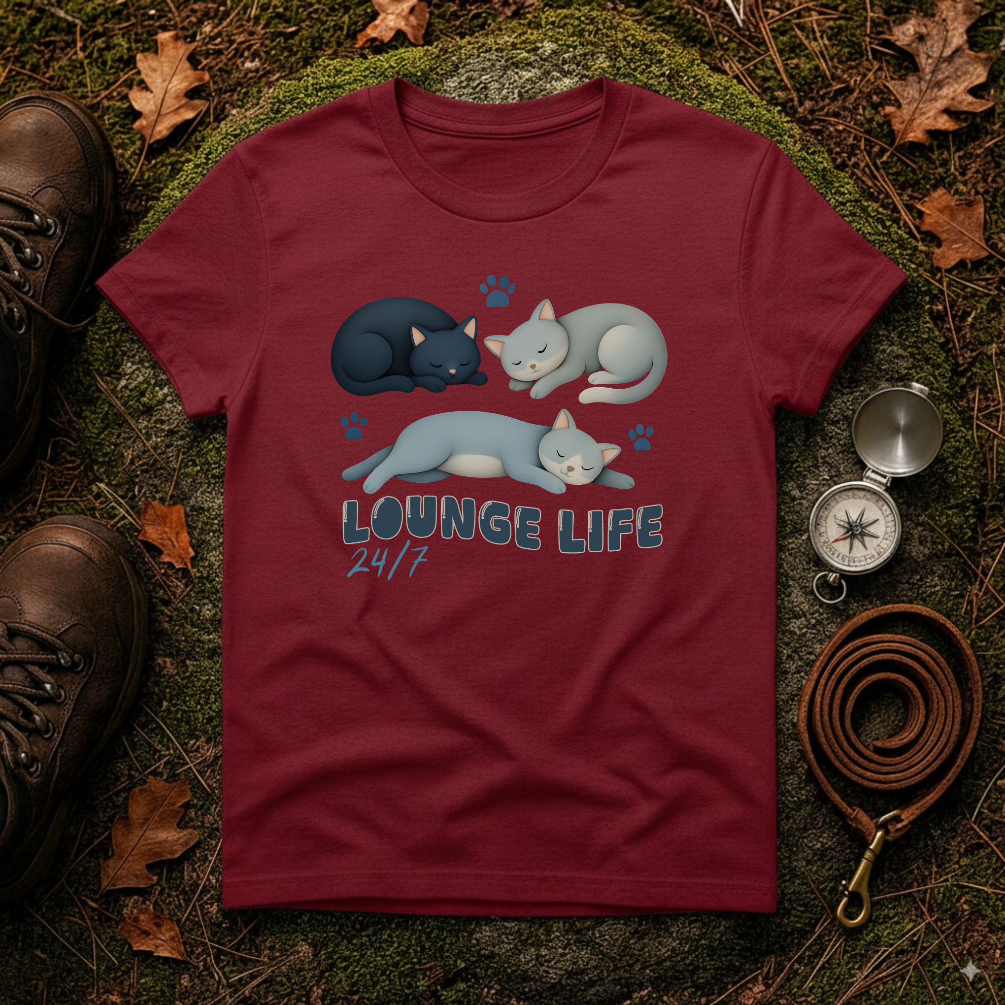 Lounge Life Cat T-Shirt