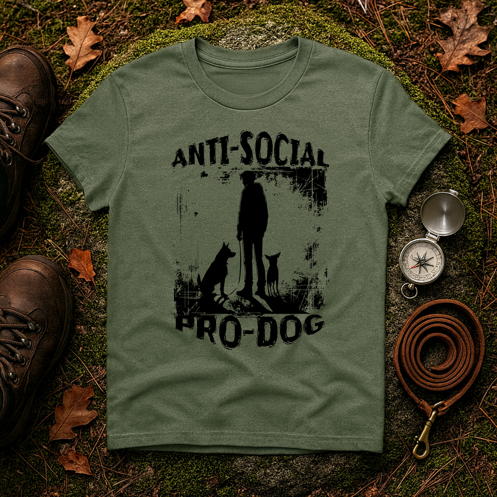 Anti-Social Pro-Dog T-Shirt