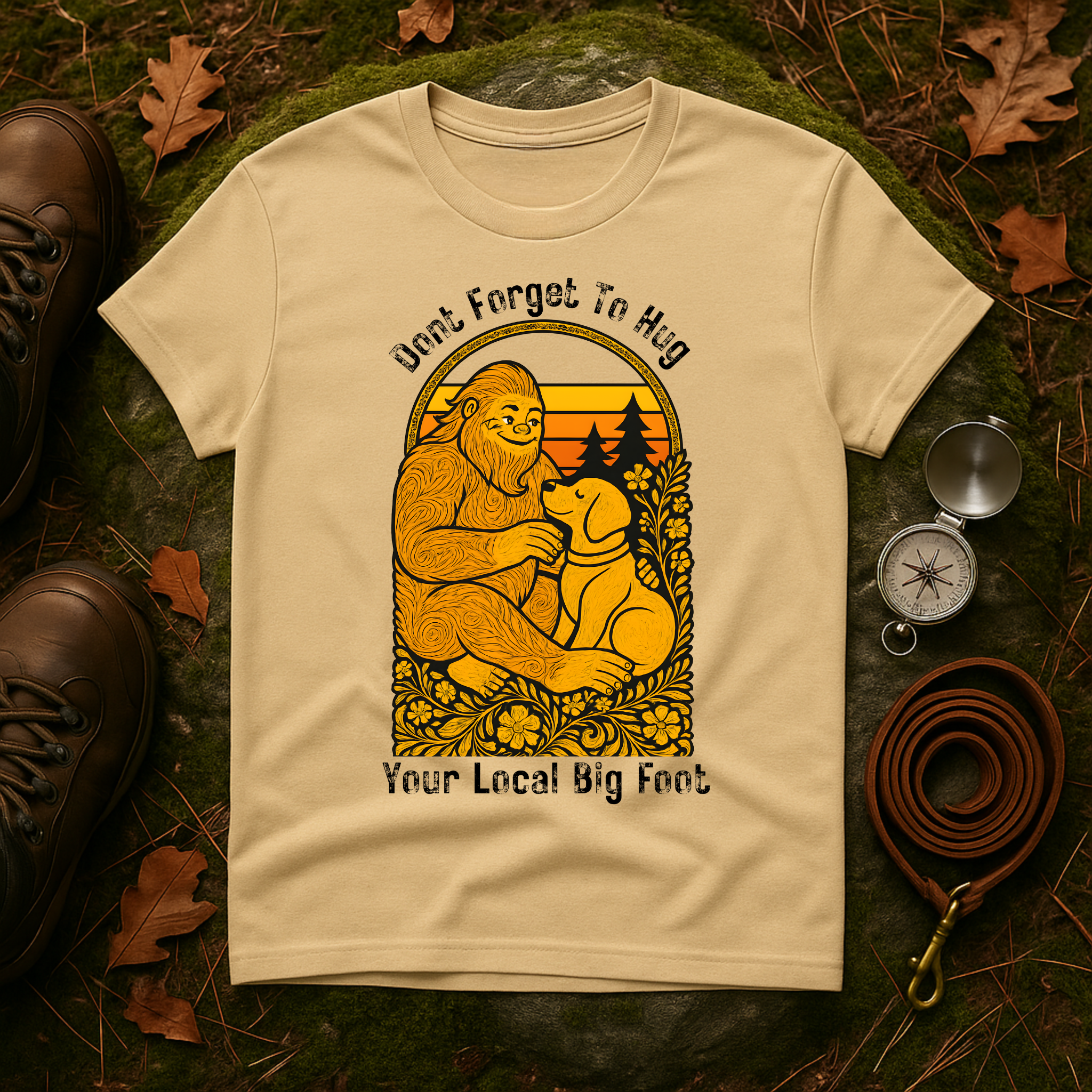 Bigfoot Hug T-Shirt