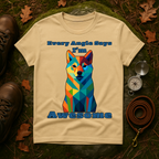 Colorful Dog Art T-Shirt