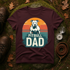 Vintage Pitbull Dad T-Shirt