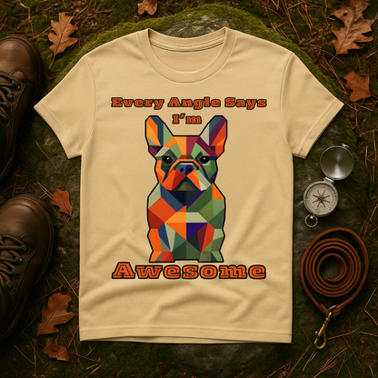 Awesome French Bulldog Unisex Softstyle T-Shirt, Dog Lover Gift, Casual Wear, Birthday Gift, Funny Tee, Pet Owner Merch