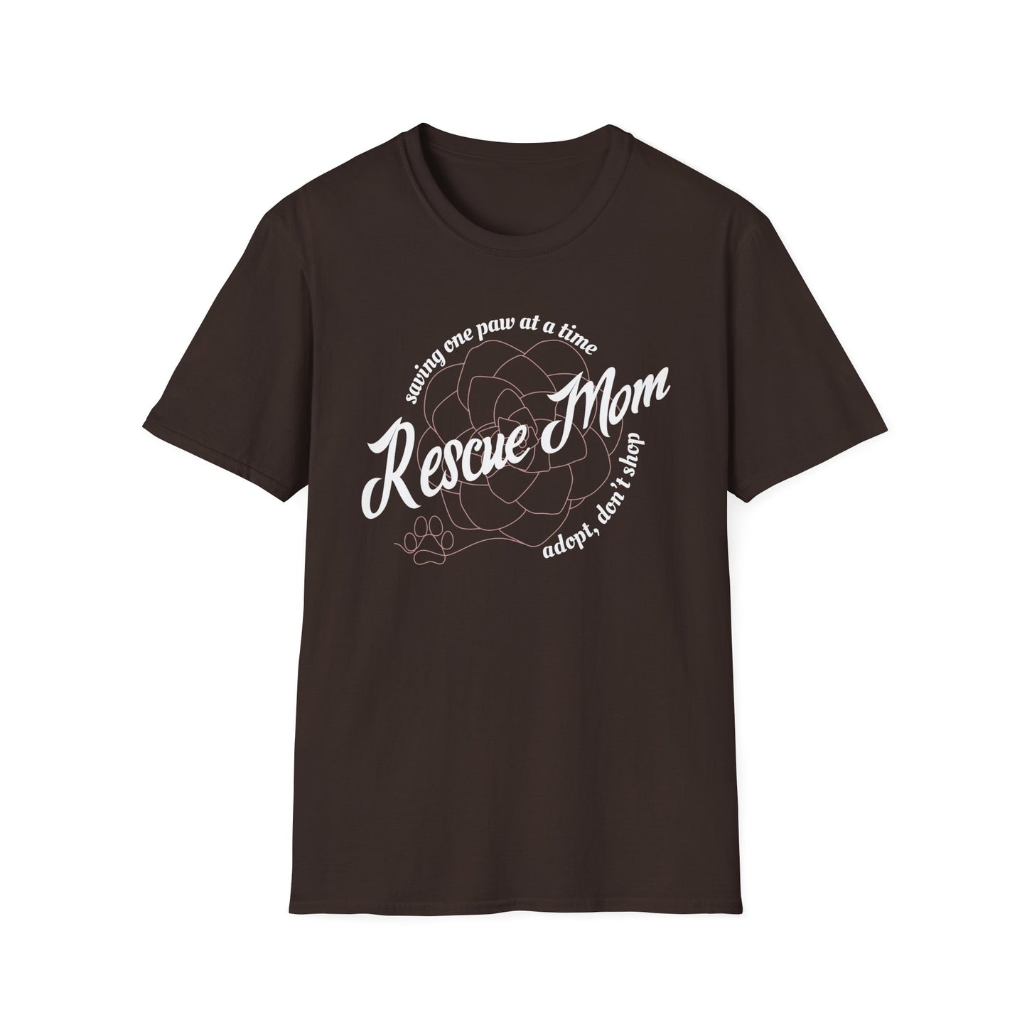 Rescue Mom Succulent Dog or Cat Shirt – One Paw at a Time
