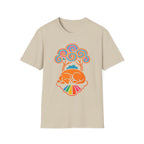 Colorful Sleeping Dog Trippy Tree Psychedelic T-Shirt