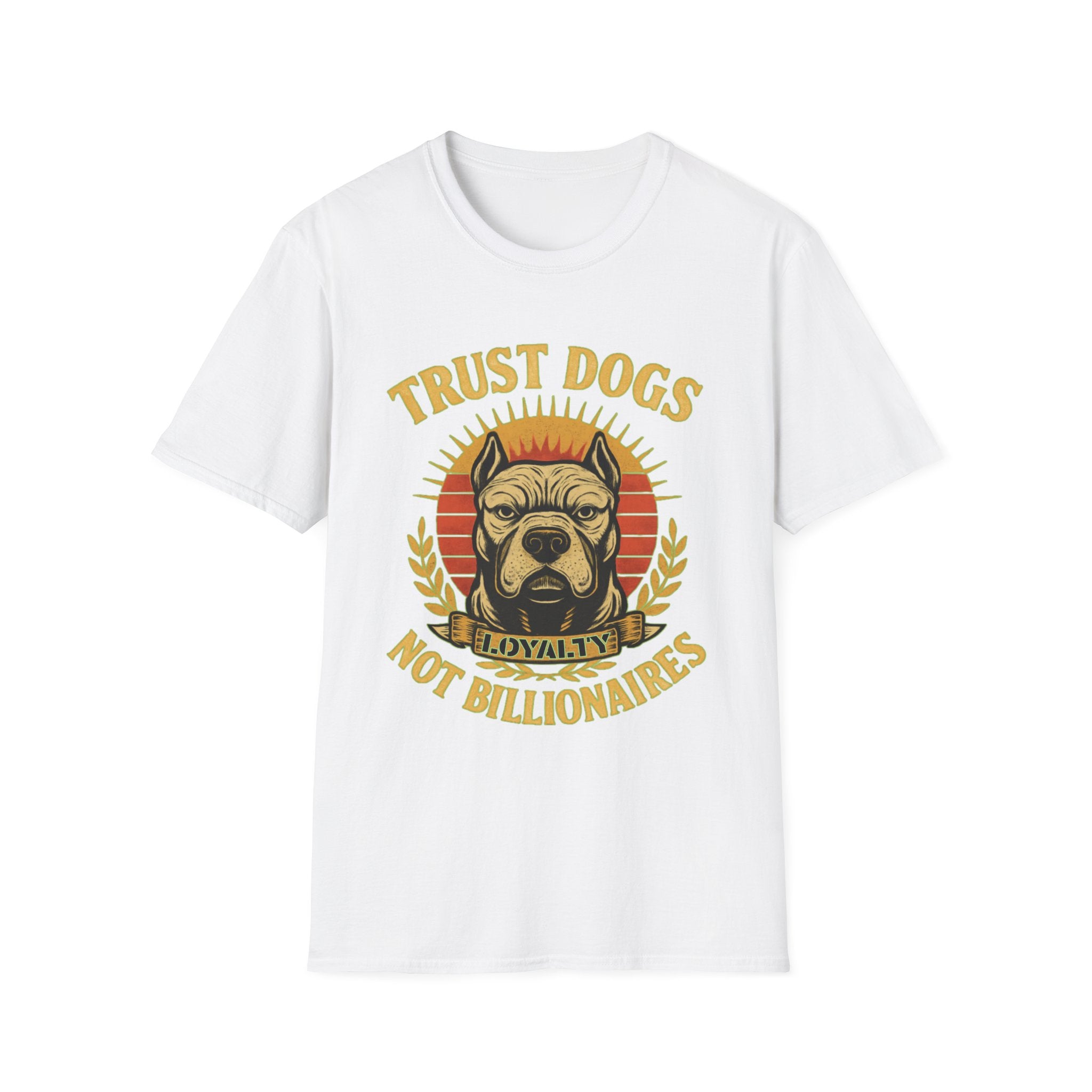 Trust Dogs Not Billionaires (Pitbull) T-Shirt