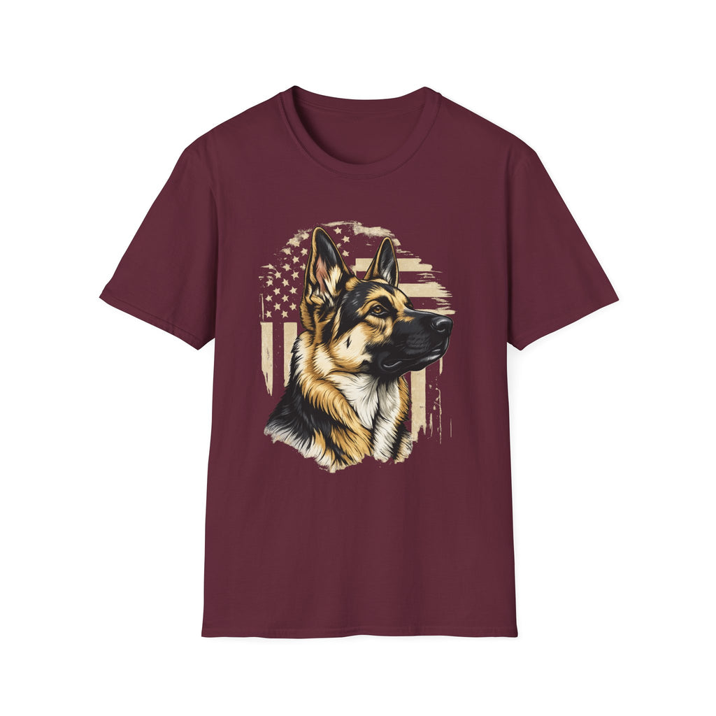 Patriotic German Shepherd Pride T-Shirt