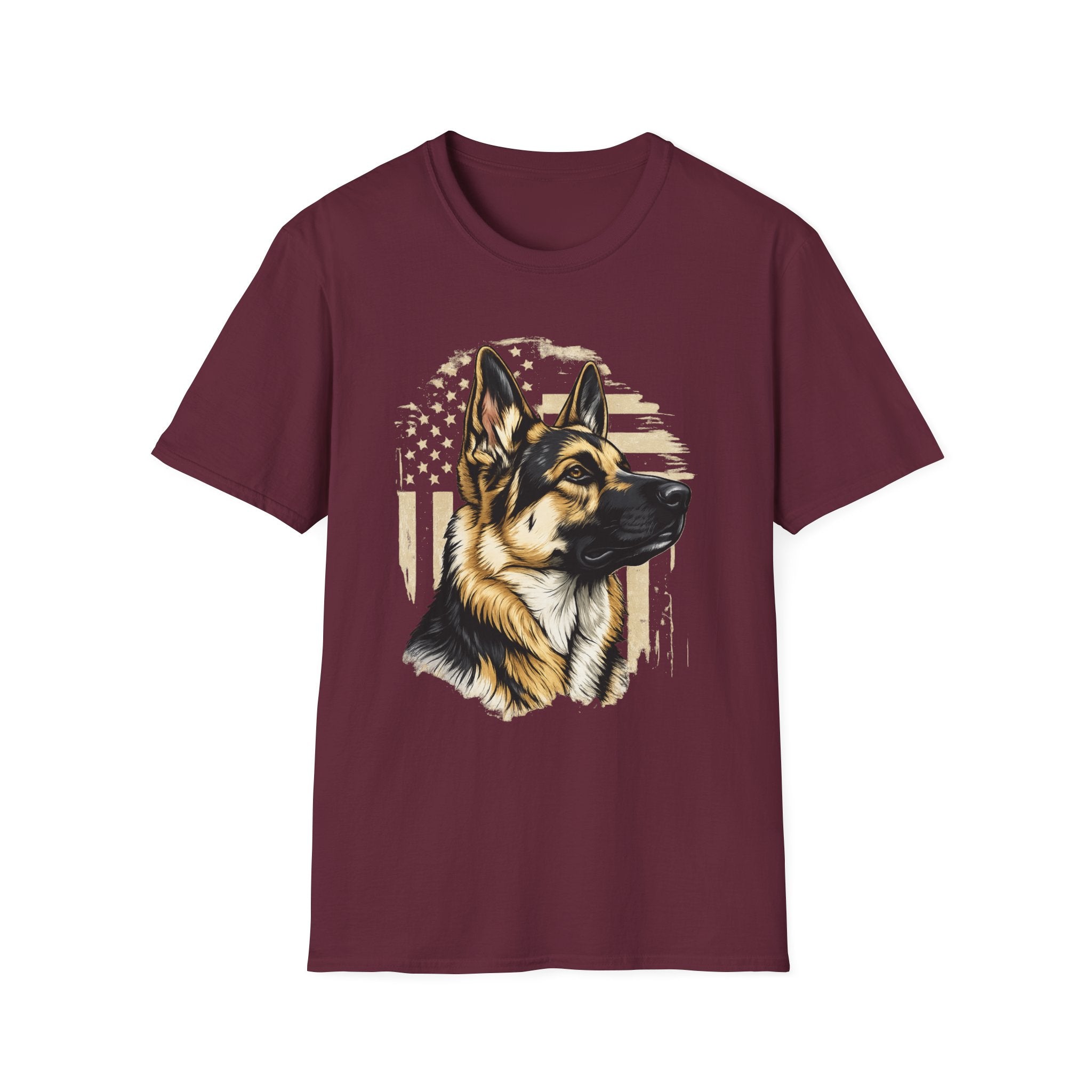 Patriotic German Shepherd Pride T-Shirt