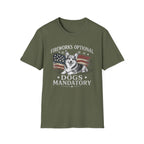 Fireworks Optional Dogs Mandatory Corgi T-Shirt