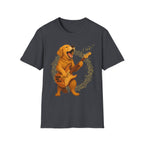 Rocking Golden Retriever Guitar Shirt