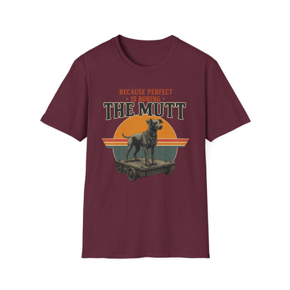 Vintage Mutt Dog Shirt – Because Perfect Is Boring Tee
